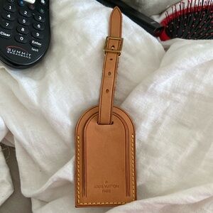 Authentic Louis Vuitton luggage tag